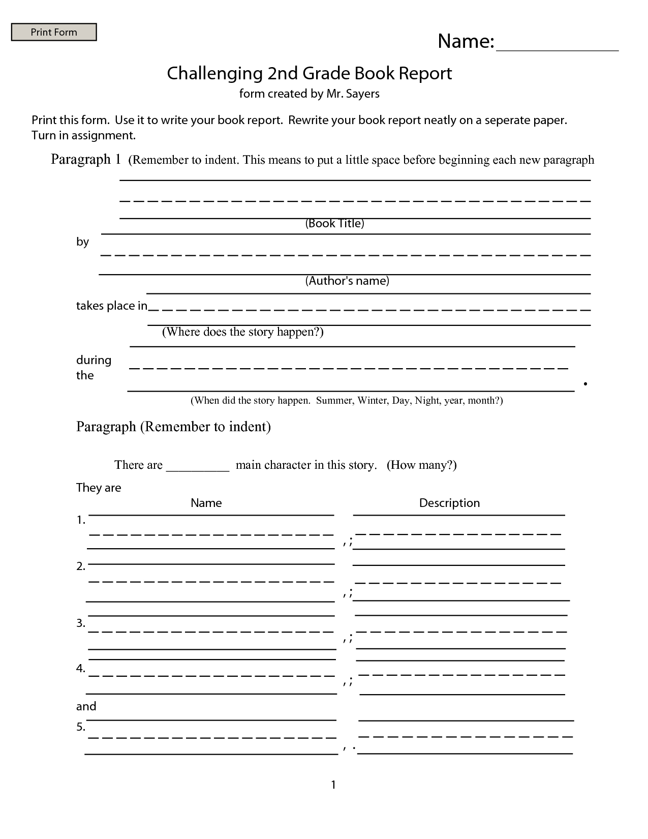 Worksheet Book Report | Printable Worksheets And Activities Pertaining To Book Report Template 4Th Grade