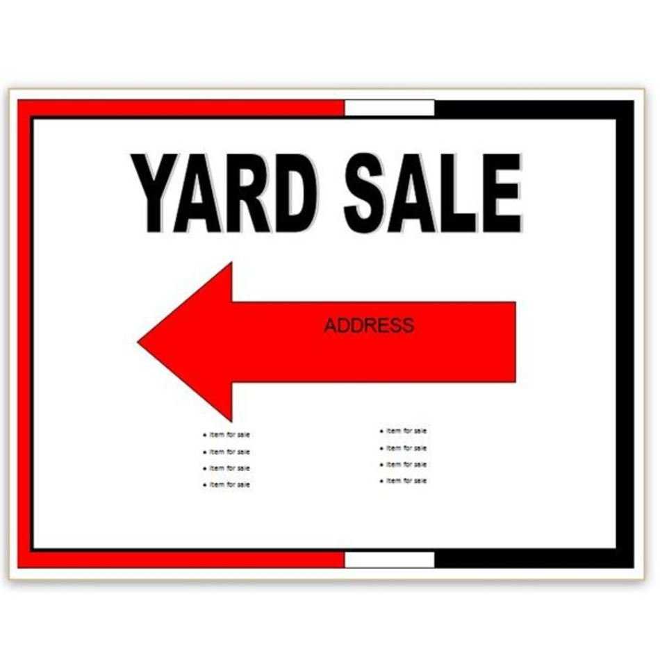Yard Sale Flyer Template Free Image Inside Yard Sale Flyer Template Word