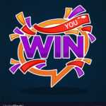 You Win Congratulation Banner Template With Pertaining To Congratulations Banner Template