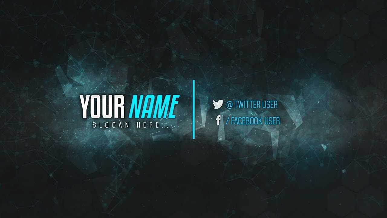 Youtube Banner Template #8 (Adobe Photoshop) Intended For Adobe Photoshop Banner Templates
