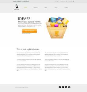 Zerotype A Blank Canvas Template - Web Template » All Free with regard to Blank Food Web Template